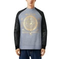 thumbnail image 1 of Hat and Beyond Men's Image Print Feng Shui Compass Long Sleeve Sweater, 1 of 6