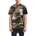 thumbnail image 1 of Hat and Beyond Men's Image Print Malcolm X BHM Dual Layer Zip Up Hipster Tee Shirt, 1 of 8