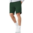 thumbnail image 1 of Hat and Beyond Men's Lightweight Brushed Fleece Elastic Sweat Shorts with Pockets, 1 of 6