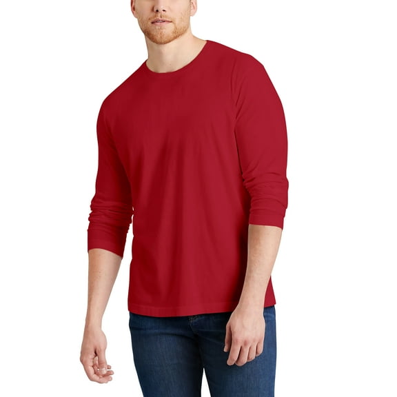 Hat and Beyond Men's Lightweight Crew Neck Long Sleeve Tee Shirt