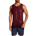 thumbnail image 1 of Hat and Beyond Men's Luxury Fashion Snake Hide Pattern Breathable Tank Top, 1 of 6