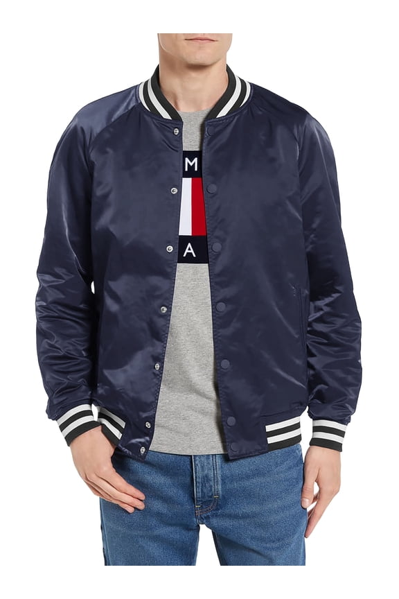 Men's Modern Casual Classic Varsity Bomber Jackets