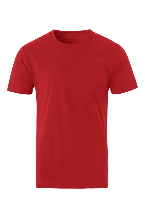 Men's Natural High Grade Organic Cotton Crew Neck Short Sleeve Tee Shirt