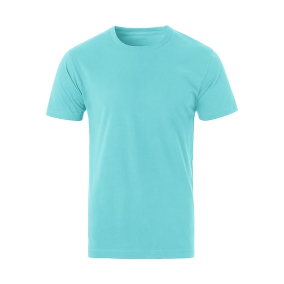 Hat and Beyond Men's Natural High Grade Organic Cotton Crew Neck Short Sleeve Tee Shirt