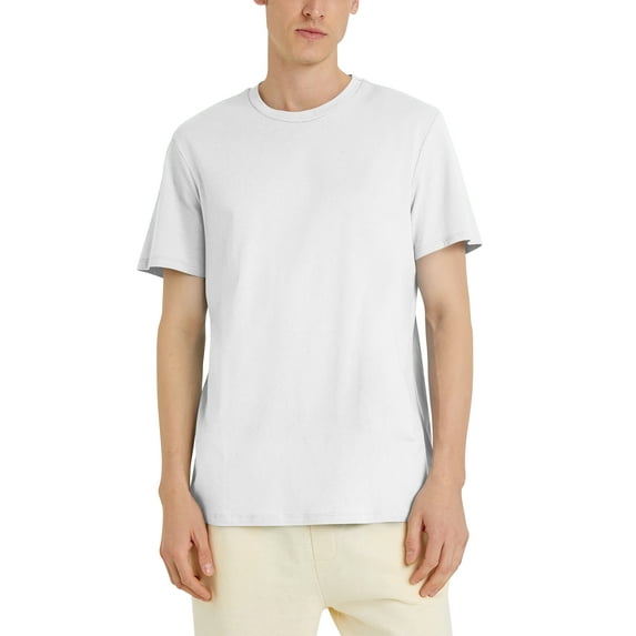 Hat and Beyond Men's Organic Premium Cotton Garment Dye Short Sleeve T Shirt