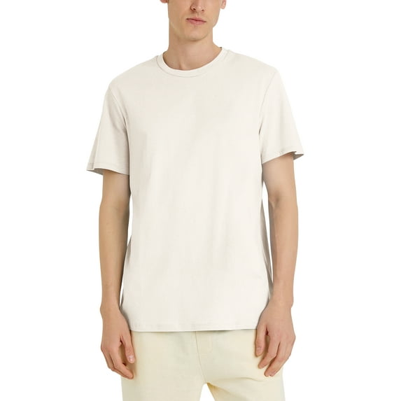 Hat and Beyond Men's Organic Premium Cotton Garment Dye Short Sleeve T Shirt