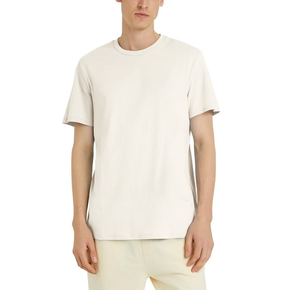 Hat and Beyond Men's Organic Premium Cotton Garment Dye Short Sleeve T Shirt