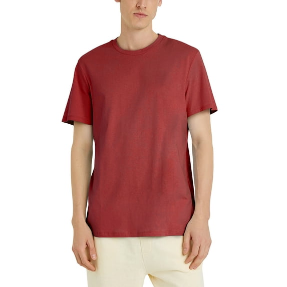 Hat and Beyond Men's Organic Premium Cotton Garment Dye Short Sleeve T Shirt