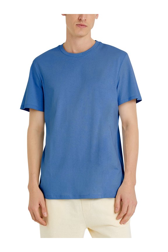 Men's Organic Premium Cotton Garment Dye Short Sleeve T Shirt