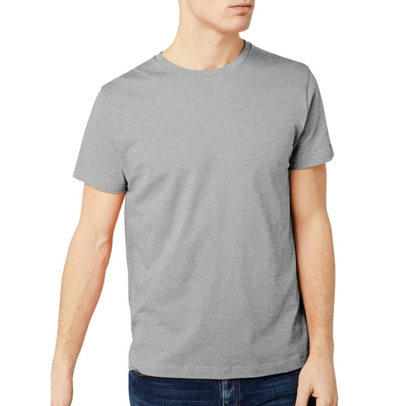 Hat and Beyond Men's Organic Premium Fitted Double Stitch Hemline Short Sleeve T Shirt