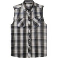 thumbnail image 1 of Hat and Beyond Men's Plaid Flannel Pattern Sleeveless Button Shirts, 1 of 5