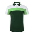 thumbnail image 1 of Hat and Beyond Men's Polo Stripe Designer Short Sleeve Tee Shirt, 1 of 4