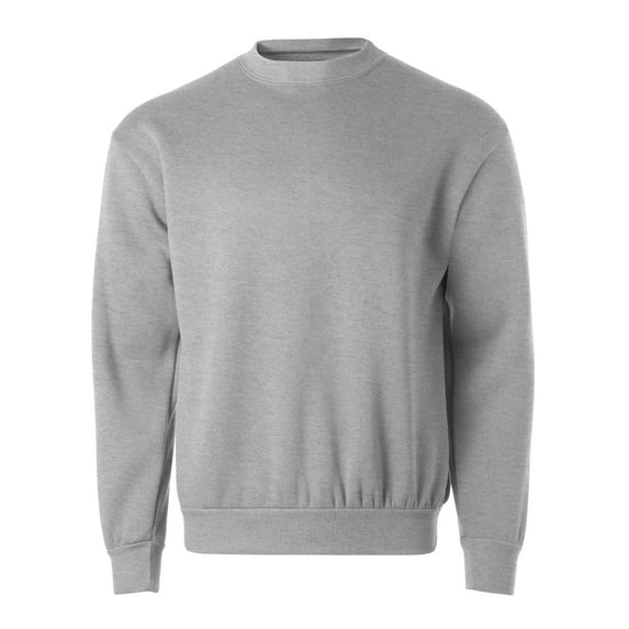 Hat and Beyond Men's Premium Brushed Cotton Fleece Crewneck Sweatshirts