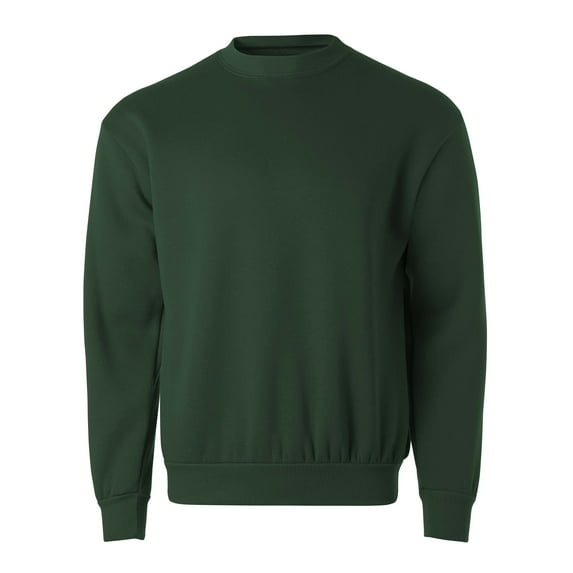 Hat and Beyond Men's Premium Brushed Cotton Fleece Crewneck Sweatshirts