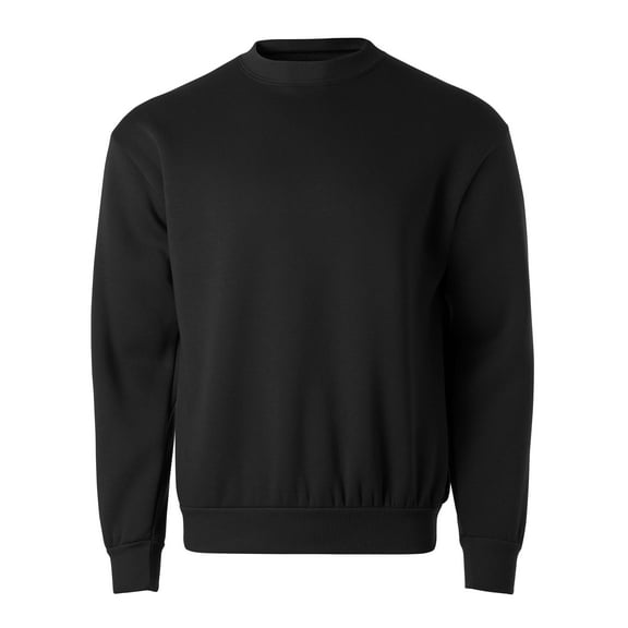 Hat and Beyond Men's Premium Brushed Cotton Fleece Crewneck Sweatshirts