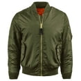 thumbnail image 1 of Hat and Beyond Men's Premium Flight Bomber Jacket, 1 of 2