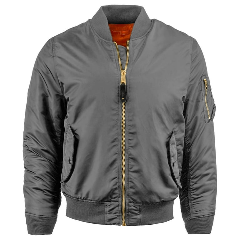 Hat and Beyond Men's Premium Flight Bomber Jacket - Walmart.com