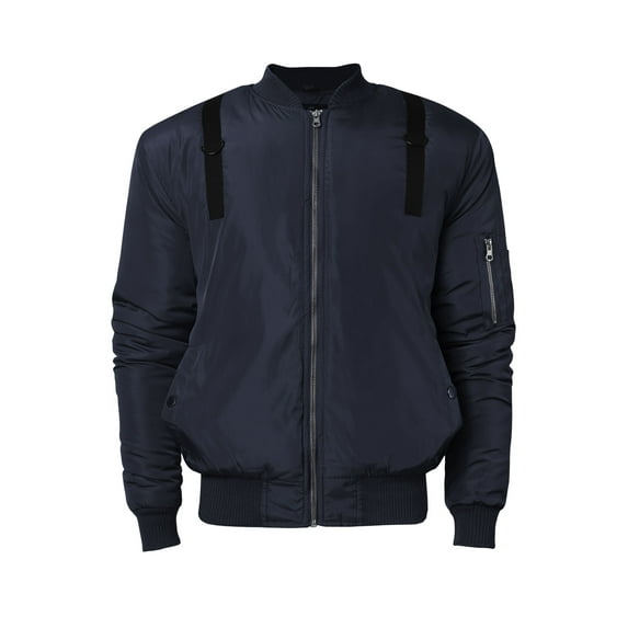 Hat and Beyond Men's Premium Lightweight Skinny Fit Padded Bomber Jacket