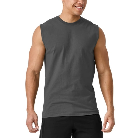 Hat and Beyond Men's Relaxed Sleeveless Muscle Tank Top Summer Gym T-Shirts