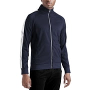 Hat and Beyond Mens Retro Track Jacket Street Urban Hip Hop Training Workout Jacket