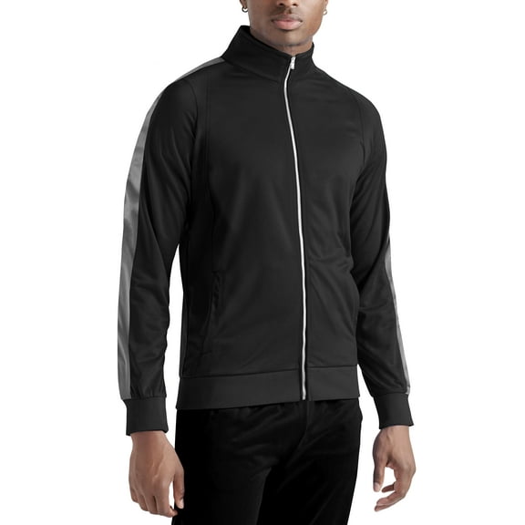 Hat and Beyond Men's Retro Track Jacket Street Urban Hip Hop Training Workout Jacket