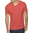 thumbnail image 1 of Hat and Beyond Men's Short Sleeve Premium Solid Cotton V Neck T-Shirts, 1 of 4
