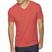 Hat and Beyond Men's Short Sleeve Premium Solid Cotton V Neck T-Shirts