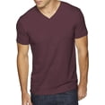 thumbnail image 1 of Hat and Beyond Men's Short Sleeve Premium Solid Cotton V Neck T-Shirts, 1 of 4