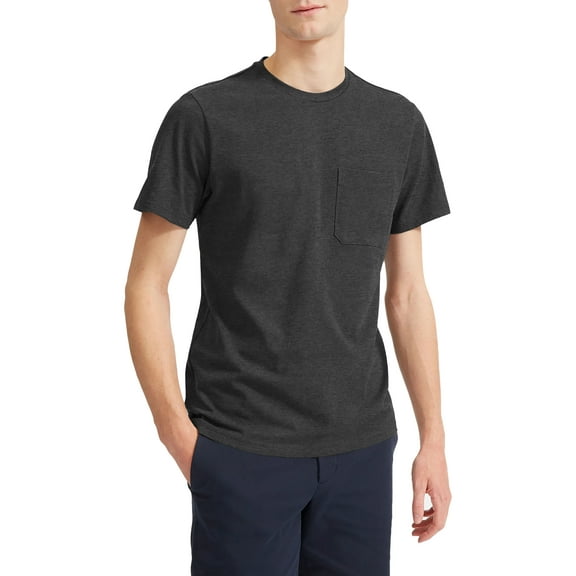 Hat and Beyond Men's Short Sleeve Premium Workwear Pocket T Shirt