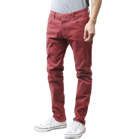 Hat and Beyond Men's Fashion Skinny Fit Denim Pants Jeans