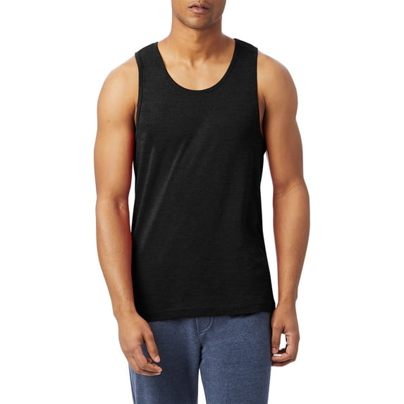 Hat and Beyond Men's Slim Fit Ultra Soft Cotton Active Comfort Tri-Blend Tank Top