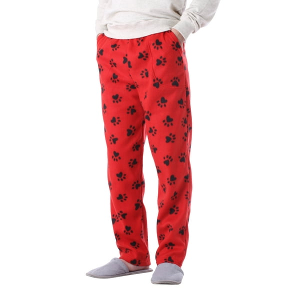 Hat and Beyond Men's Soft Plush Teddy Brushed Pajama Pants with Characters