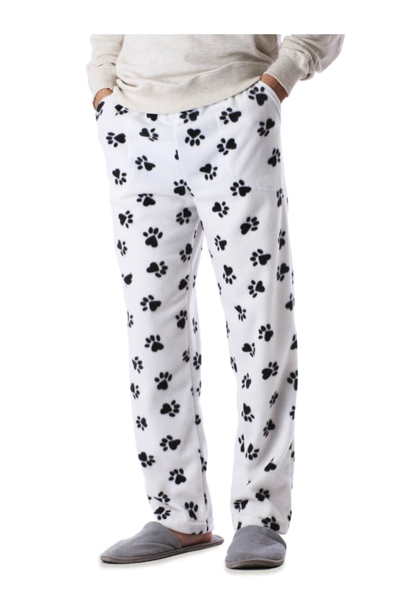 Men's Soft Plush Teddy Brushed Pajama Pants with Characters