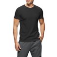 thumbnail image 1 of Hat and Beyond Men's Solid Short Sleeve Crew Neck T-Shirts S-5XL Big and Tall, 1 of 7