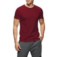 thumbnail image 1 of Hat and Beyond Men's Solid Short Sleeve Crew Neck T-Shirts S-5XL Big and Tall, 1 of 7