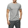 thumbnail image 1 of Hat and Beyond Men's Solid Short Sleeve Crew Neck T-Shirts S-5XL Big and Tall, 1 of 7