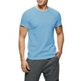 thumbnail image 1 of Hat and Beyond Men's Solid Short Sleeve Crew Neck T-Shirts S-5XL Big and Tall, 1 of 7