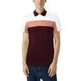 thumbnail image 1 of Hat and Beyond Men's Striped Polo Short Sleeve Collar T Shirt, 1 of 6