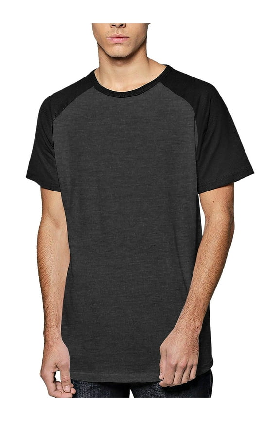 Mens Athletic Baseball Tri-Blend Short Sleeve Raglan T shirts