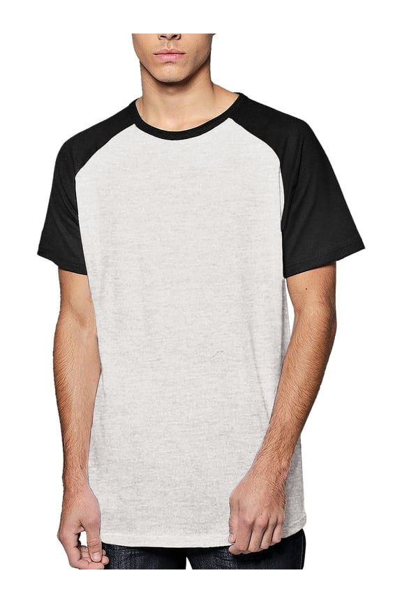 Mens Athletic Baseball Tri-Blend Short Sleeve Raglan T shirts
