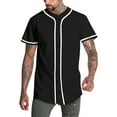 thumbnail image 1 of Hat and Beyond Mens Baseball Jersey T- Shirt Stripe Sports Team Hipster Tee Casual, 1 of 5