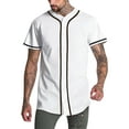 thumbnail image 1 of Hat and Beyond Mens Baseball Jersey T- Shirt Stripe Sports Team Hipster Tee Casual, 1 of 5
