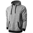 thumbnail image 1 of Hat and Beyond Mens Casual Lightweight Marled Pullover Hoodie Brushed Fleece, 1 of 1