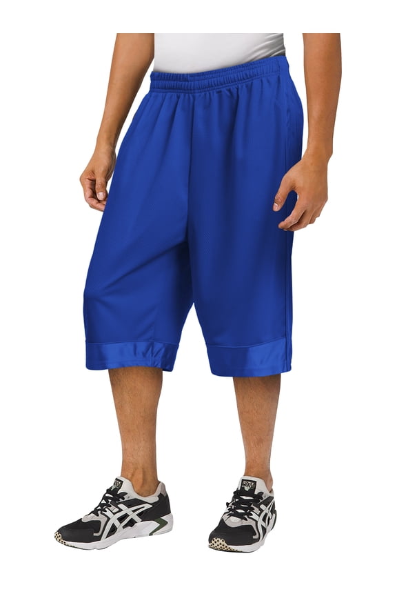 Mens Comfort Active Athletic Heavy Mesh Shorts with Pockets, Up to Size 5XL