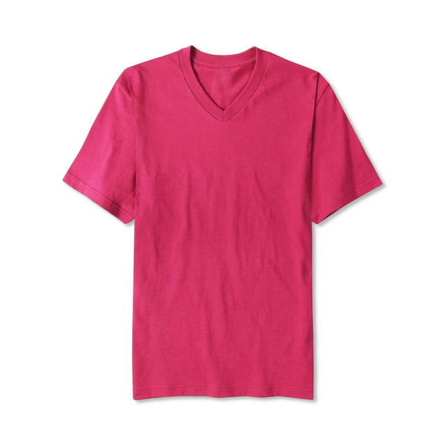 Hat and Beyond Mens Heavy Blend V-Neck T-Shirts Comfort Causal Short Sleeve, Up to 5XL