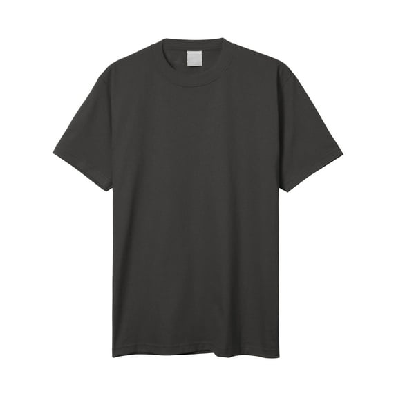 Hat and Beyond Mens Heavyweight Super Max Crew Neck Solid Plain T-Shirts Big and Tall