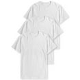 thumbnail image 1 of Hat and Beyond Mens Lightweight 100% Ring-Spun Cotton T-Shirt Crew Neck Short Sleeve Tee 3-Pack, 1 of 3