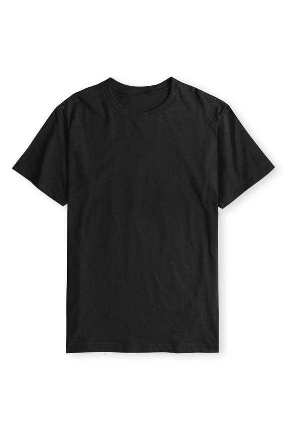 Mens Lightweight 100% Ring-Spun Cotton T-Shirt Crew Neck Short Sleeve Tee