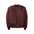 thumbnail image 1 of Hat and Beyond Mens Military Patches Bomber Jacket Lightweight Skinny Fit, 1 of 6