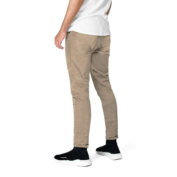 Hat and Beyond Mens Premium Biker Denim Pants with Casual Straight Relaxed Fit